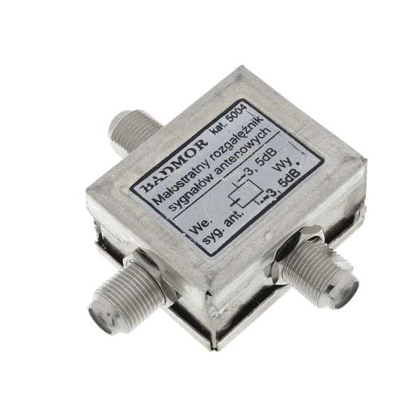 Rozgałęźnik antenowy 1/2 3xF spliter wewnętrzny