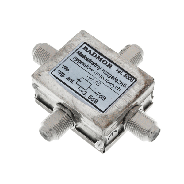 Rozgałęźnik antenowy 1/3 4xF spliter wewnętrzny