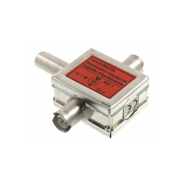 Rozgałęźnik antenowy 2xFL-CZERWONY wewnętrzny