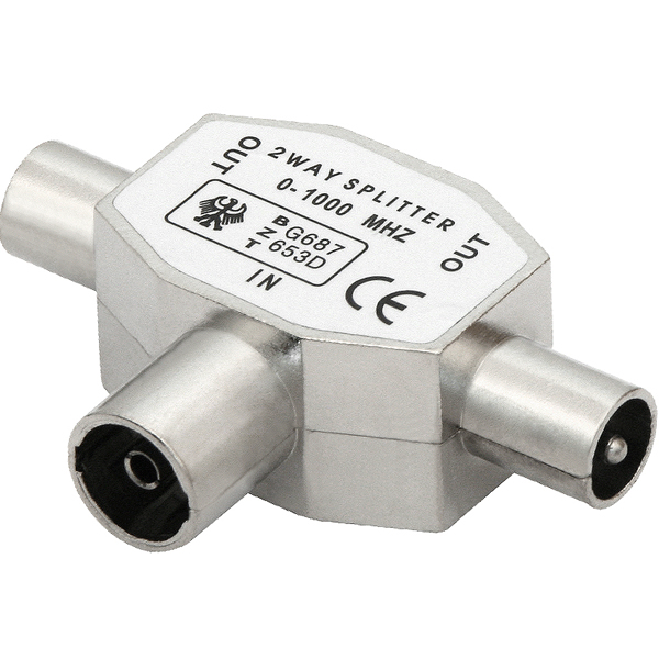 Metalowy rozgałęźnik sygnału antenowego BZT Gn-2 Wt