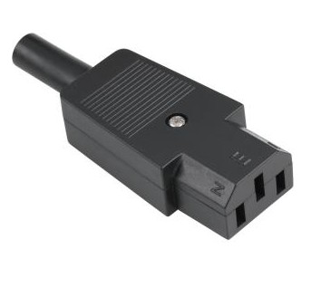 Gniazdo AC 3PIN na kabel komputerowe