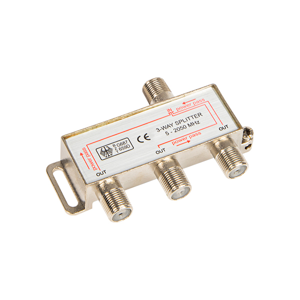 Rozgałęźnik F:GN-3GN BZT duży 5-2050MHz