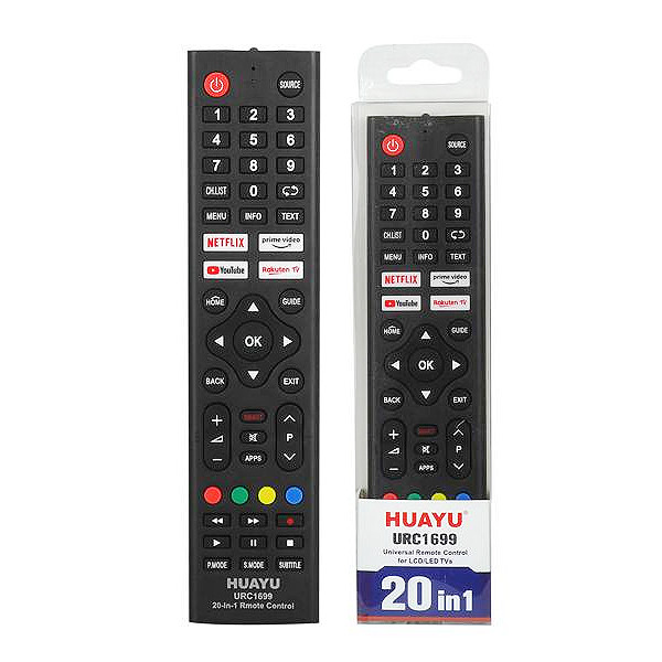 Pilot uniwersalny tv lcd 20w1 Urc1699 Smart Netflix, youtube