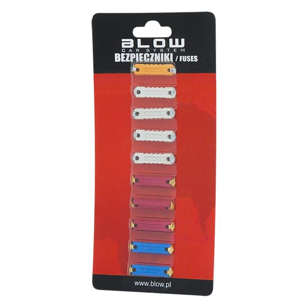Bezpiecznik samochodowy cylindryczne 10szt